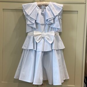 Jessie and James pale blue Clara dress